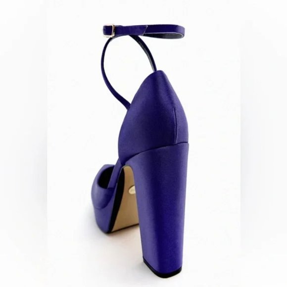 ZARA HEELED PLATFORM SHOES - Picture 5 of 6